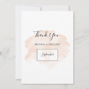 Cartões de agradecimentos de Casamento de Aquarel
