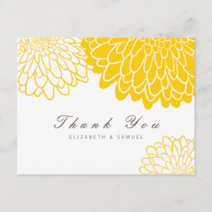 Cartões de agradecimentos de Casamento de Chrysant