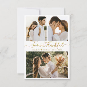 Cartões de agradecimentos de Casamento de Colagem 