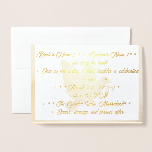 Cartões de agradecimentos de Casamento de Folha |  (Frente com envelope)