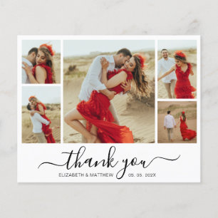 Cartões de agradecimentos de Casamento de Foto de 