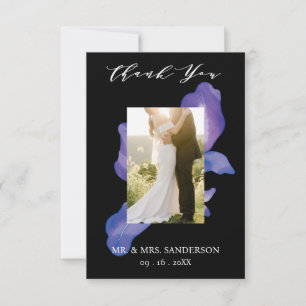 Cartões de agradecimentos de Casamento de Foto Fie