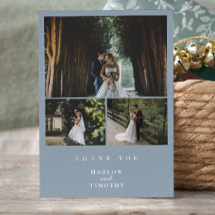 Cartões de agradecimentos de Casamento de Foto Min