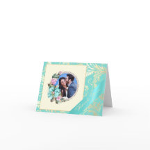 Cartões de agradecimentos de Casamento de Fotos Do