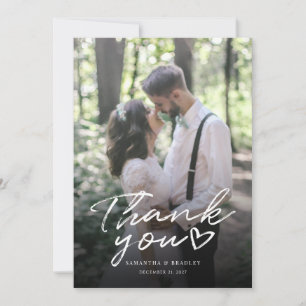 Cartões de agradecimentos de Casamento de Fotos M