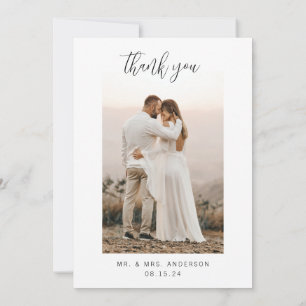 Cartões de agradecimentos de Casamento de Fotos Mi