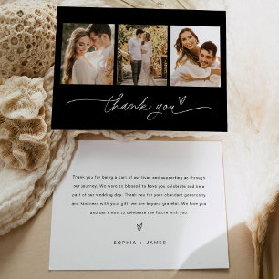 CARTÕES DE AGRADECIMENTOS de Casamento de Fotos Mi