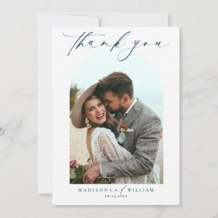 Cartões de agradecimentos de Casamento de Fotos Mo