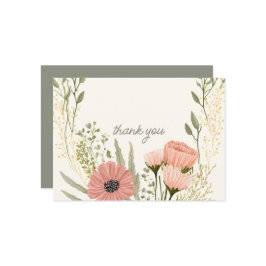 Cartões de agradecimentos de Casamento de Jardim B