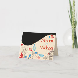 Cartões de agradecimentos de Casamento de MÃO HAMS