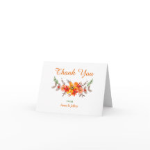 Cartões de agradecimentos de Casamento de Modelo d