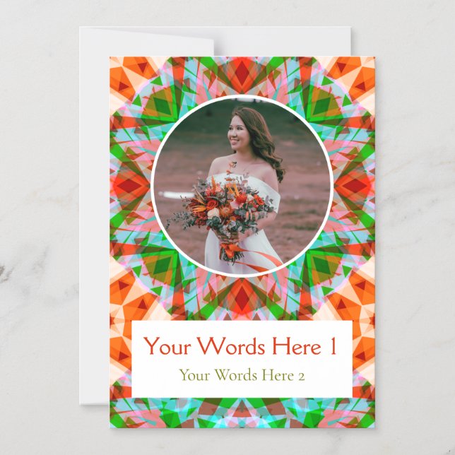 Cartões de agradecimentos de Casamento de Natal Ve (Frente)