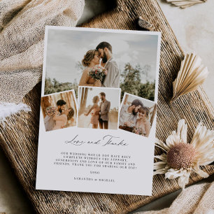 Cartões de agradecimentos de Casamento de Obrigado