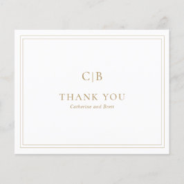 Cartões de agradecimentos de Casamento de Orçament