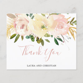 Cartões de agradecimentos De Casamento De Orçament