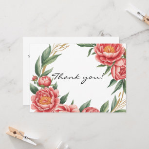 Cartões de agradecimentos de Casamento de Pintura 