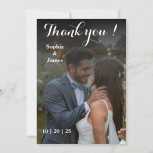 Cartões de agradecimentos de Casamento de Sobrepos