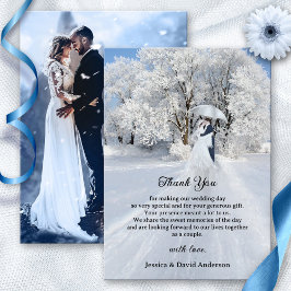 Cartões de agradecimentos de Casamento de Wonderla