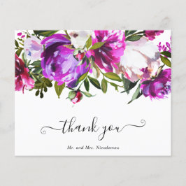 Cartões de agradecimentos de Casamento do Orçament