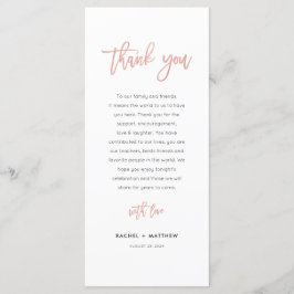 Cartões de agradecimentos de Casamento Dourado do 