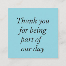 Cartões de agradecimentos De Casamento Elegante - 