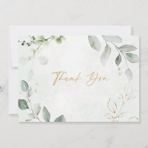 Cartões de agradecimentos de Casamento Eucalyptus 