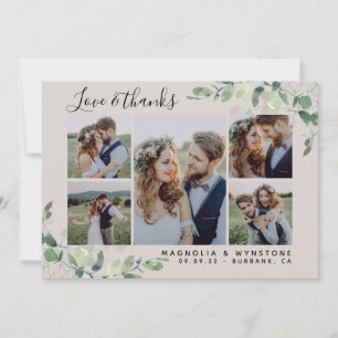 Cartões de agradecimentos De Casamento Eucalyptus 
