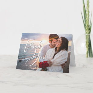 Cartões de agradecimentos de Casamento Fotográfico