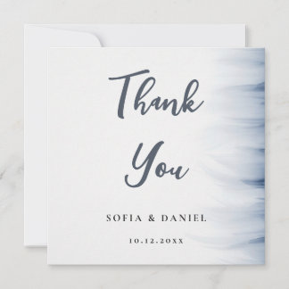 Cartões de agradecimentos de Casamento Minimalista