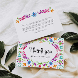 Cartões de agradecimentos de Casamento Pensado Mex