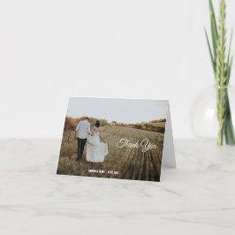 Cartões de agradecimentos de casamento personaliza