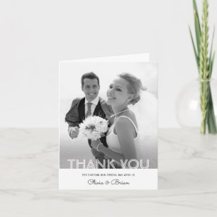Cartões de agradecimentos de Casamento Personaliza
