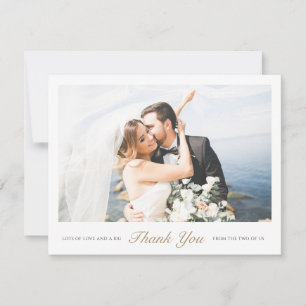 Cartões de agradecimentos de Casamento Personaliza
