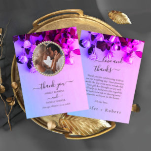 Cartões de agradecimentos de Casamento Rainbow