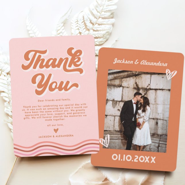 Cartões de agradecimentos De Casamento Retroativo  (Criador carregado)