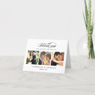 Cartões de agradecimentos De Casamento Simplesmen