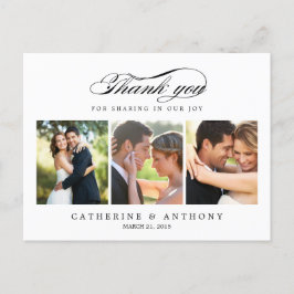 Cartões de agradecimentos De Casamento Simplesment