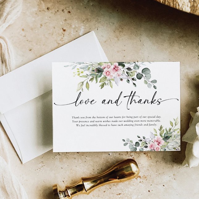 Cartões de agradecimentos de Casamento Verde Cor-d (Criador carregado)