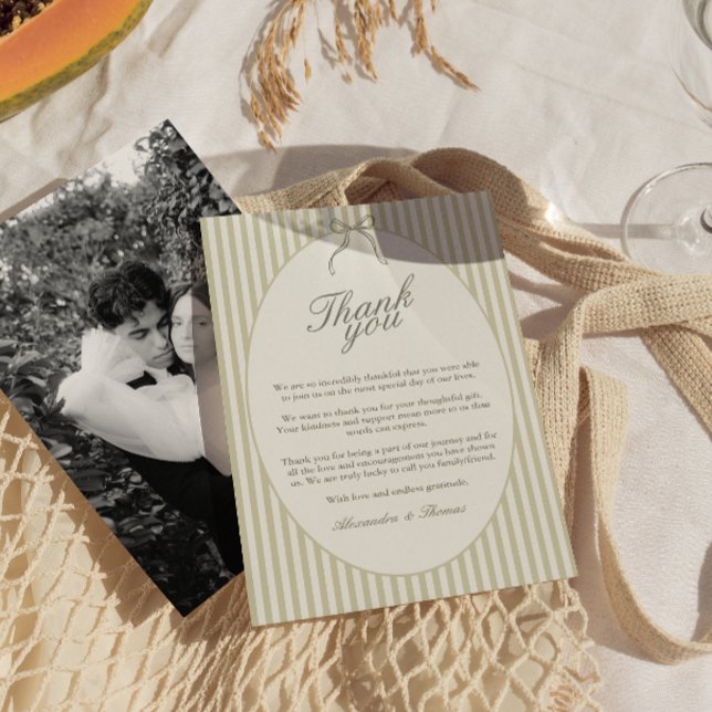 Cartões de agradecimentos de Casamento Verde de St (Criador carregado)