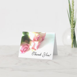 Cartões de agradecimentos de casamentos com flores