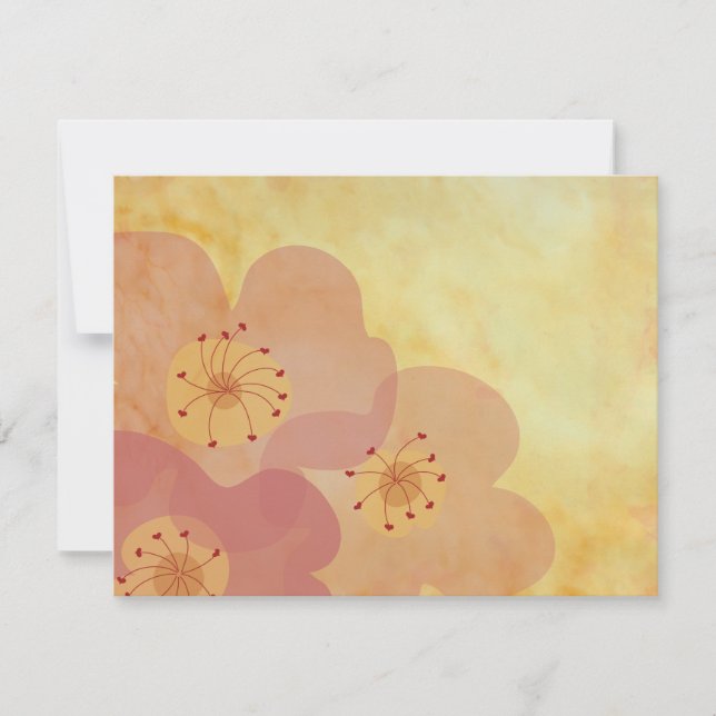 Cartões de agradecimentos de chá de casamento asiá (Frente)