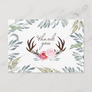 Cartões de agradecimentos de Chá de fraldas da D