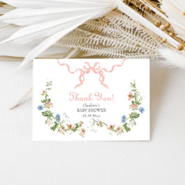 Cartões de agradecimentos de Chá de fraldas de Arc