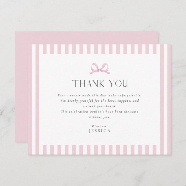 Cartões de agradecimentos de Chá de fraldas de Arc (Frente/Verso)