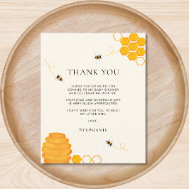 Cartões de agradecimentos de Chá de fraldas de Beb