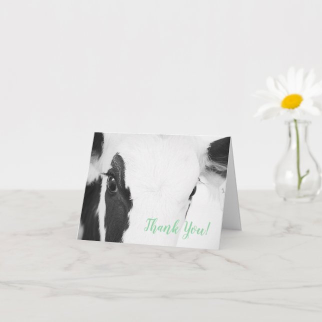 Cartões de agradecimentos de Chá de fraldas de fec (Planta pequena)