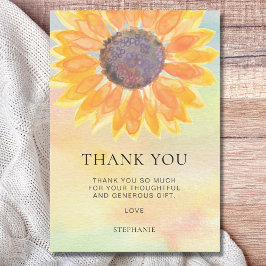 Cartões de agradecimentos de Chá de fraldas de gir