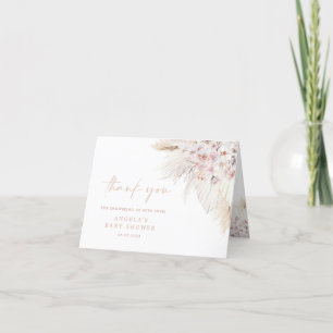 Cartões de agradecimentos de Chá de fraldas de Gra