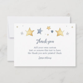 Cartões de agradecimentos de chá de fraldas de hip