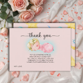 Cartões de agradecimentos de Chá de fraldas de Men